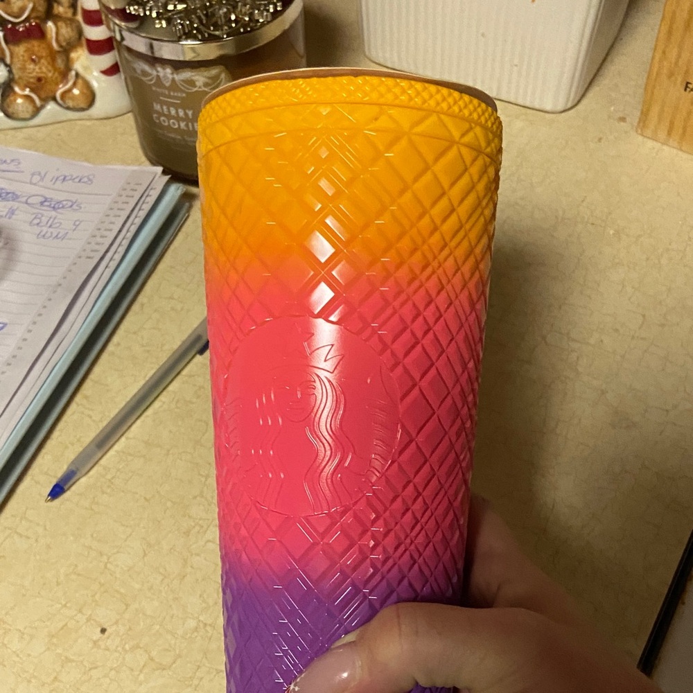 Starbucks Colorful Ombre Tumbler